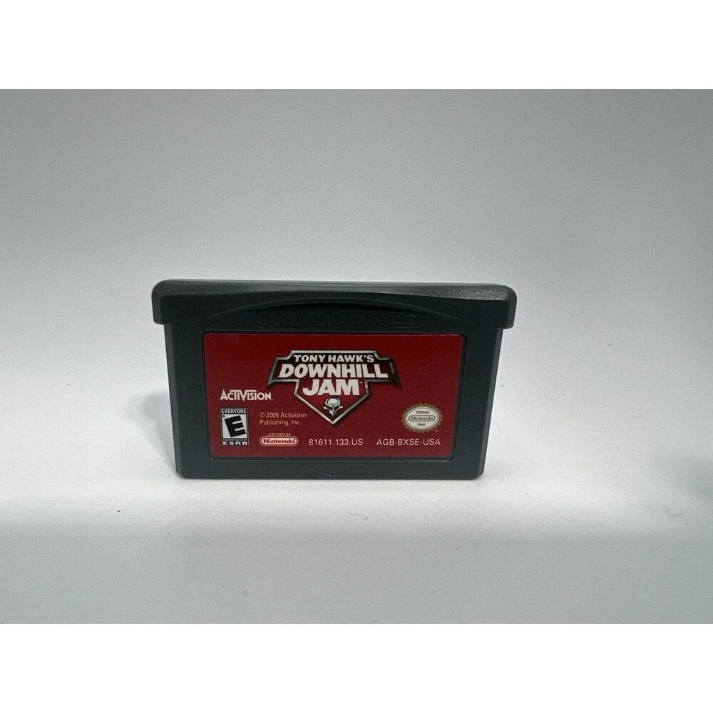 Tony Hawk's Downhill Jam Nintendo GameBoy Advance GBA  Cart Tested